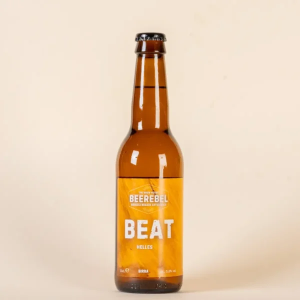 Birra artigianale Beerebel Beat Blonde Helles in bottiglia da 33 cl