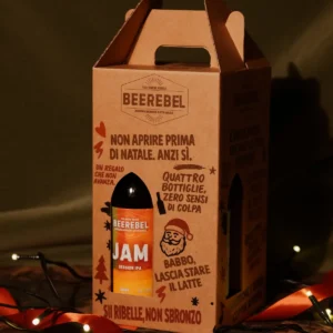 Beerebel Christmas Box – confezione e birre Beerebel con luci di Natale