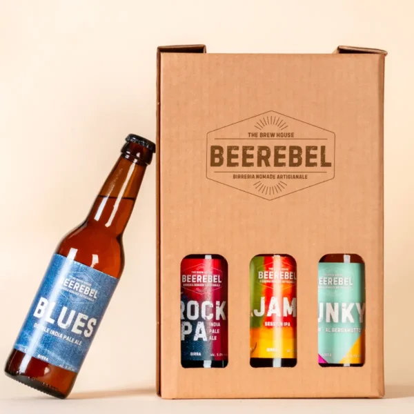 Box personalizzata da 6 bottiglie Beerebel 33 cl